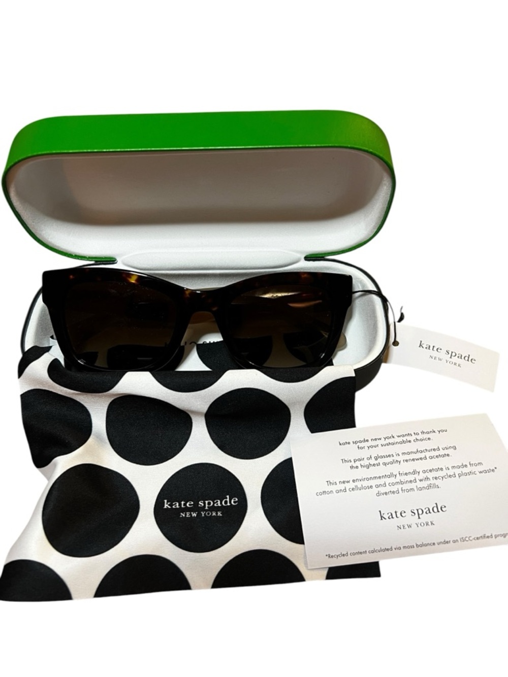 New Kate Spade Sunglasses with case